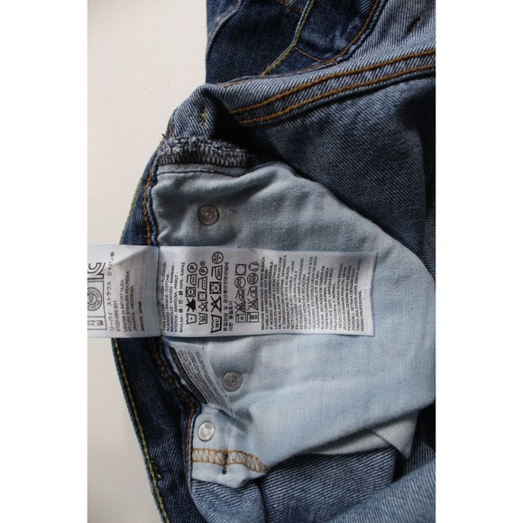 Levi's 550 Men's Jeans Size 42x31 (Tag 42x32) Blue Denim Relaxed Fit Levi Pants - Picture 6 of 12